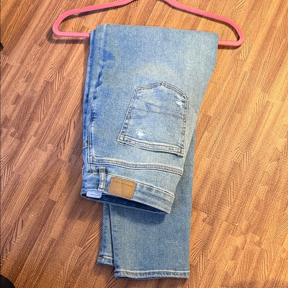 American Eagle Outfitters Denim - American Eagle Outfitters Light Blue High Rise Jeans